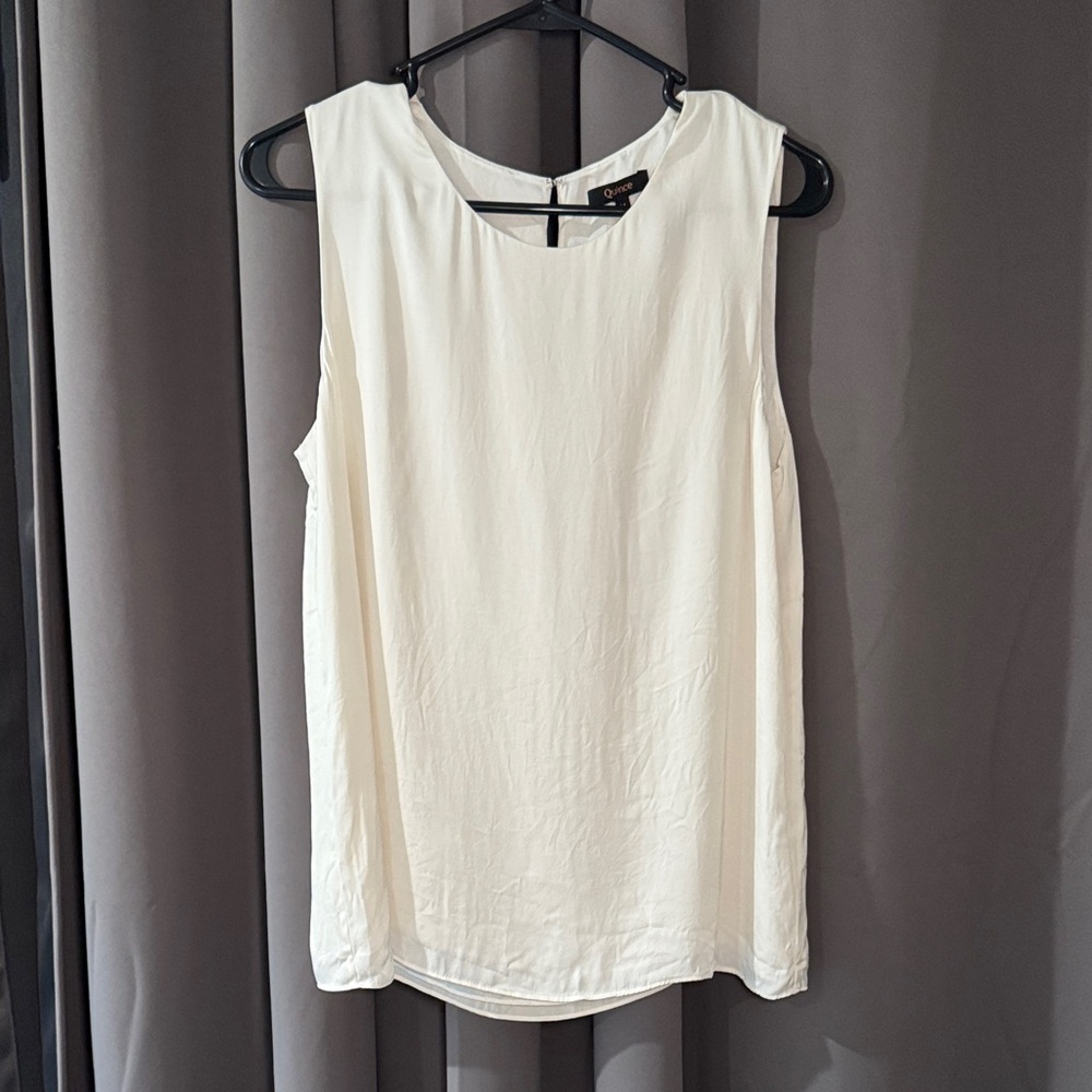 Quince Washable Stretch Silk Shell Tank